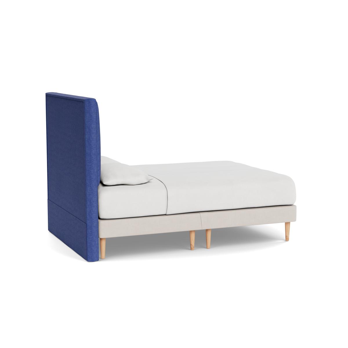 Heal's Newman Headboard (Lift Storage) Super King Brushed Cotton Cobalt - Heal's UK Furniture – image 4