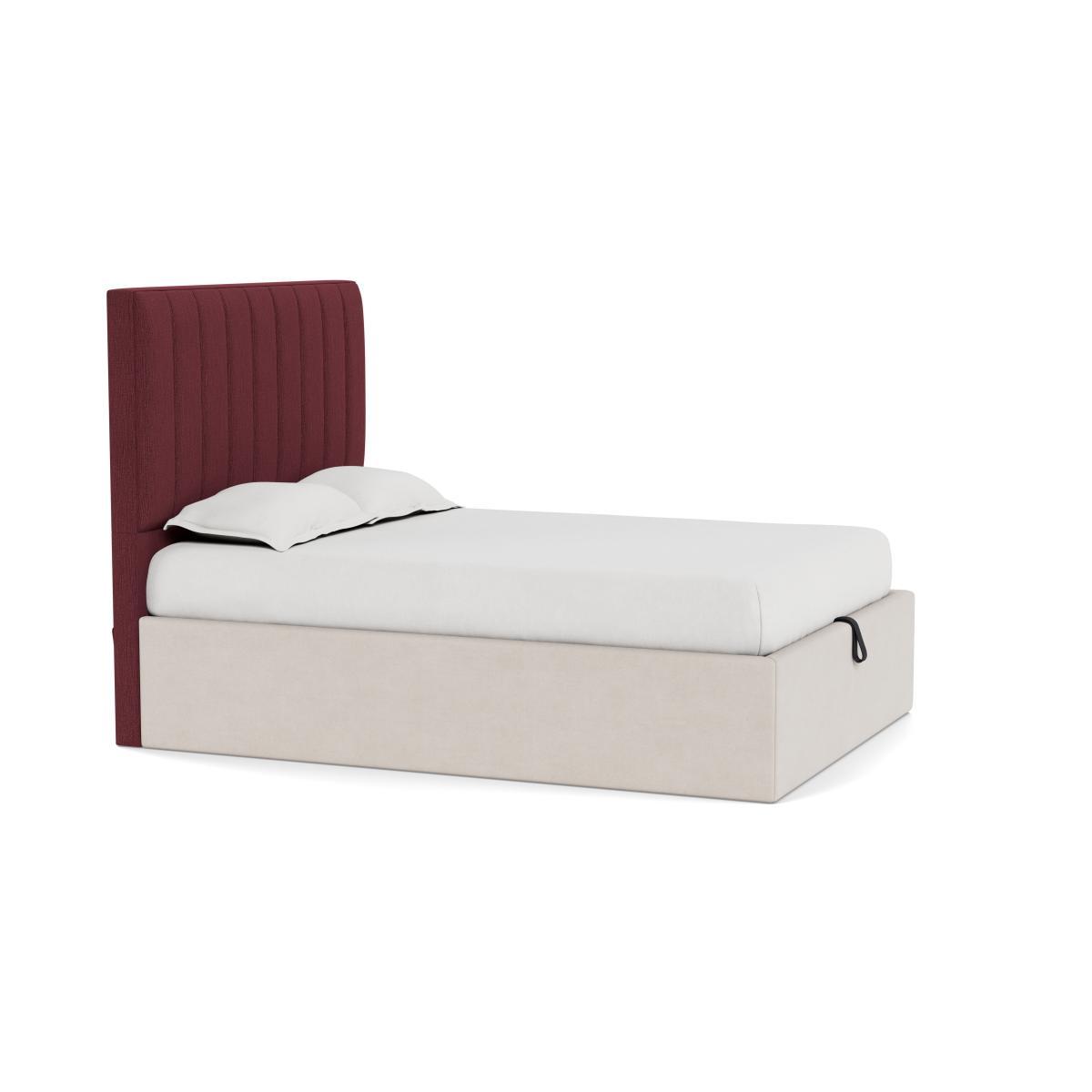 Heal's Retta Headboard Super King Smart Linen Mix Maroon - Heal's UK Furniture – image 2