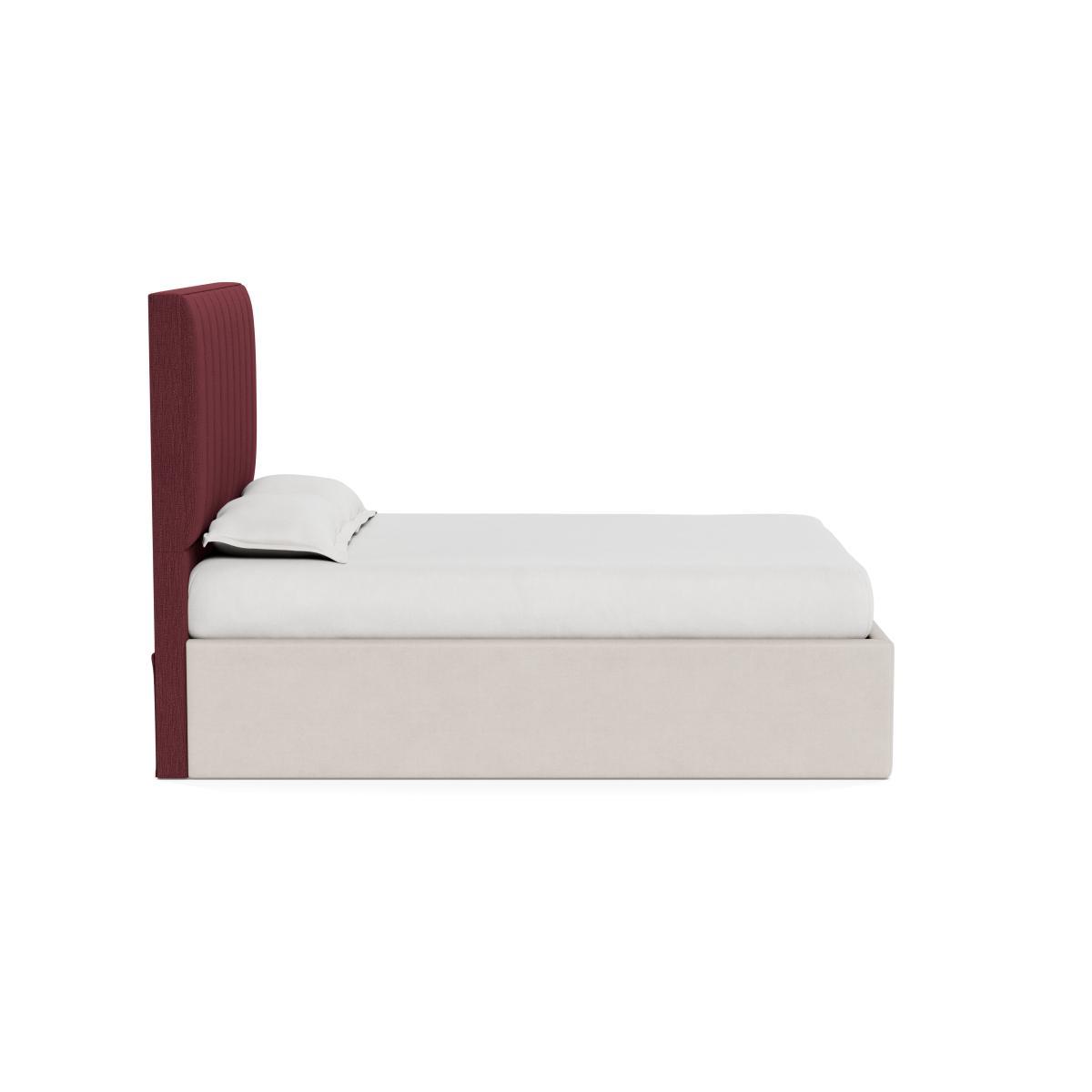 Heal's Retta Headboard Super King Smart Linen Mix Maroon - Heal's UK Furniture – image 3