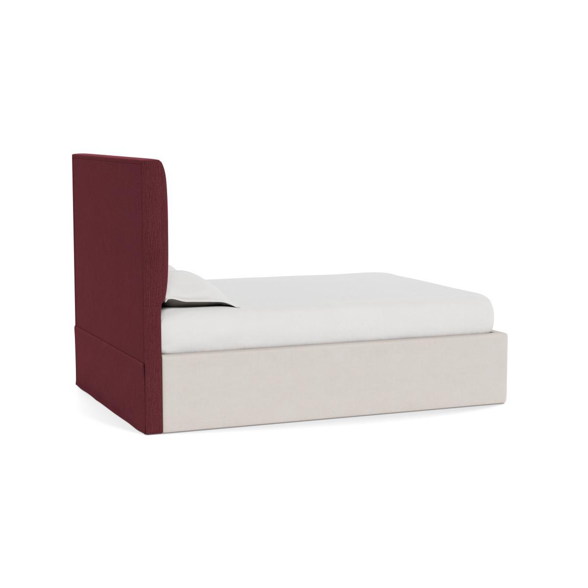Heal's Retta Headboard Super King Smart Linen Mix Maroon - Heal's UK Furniture – image 4