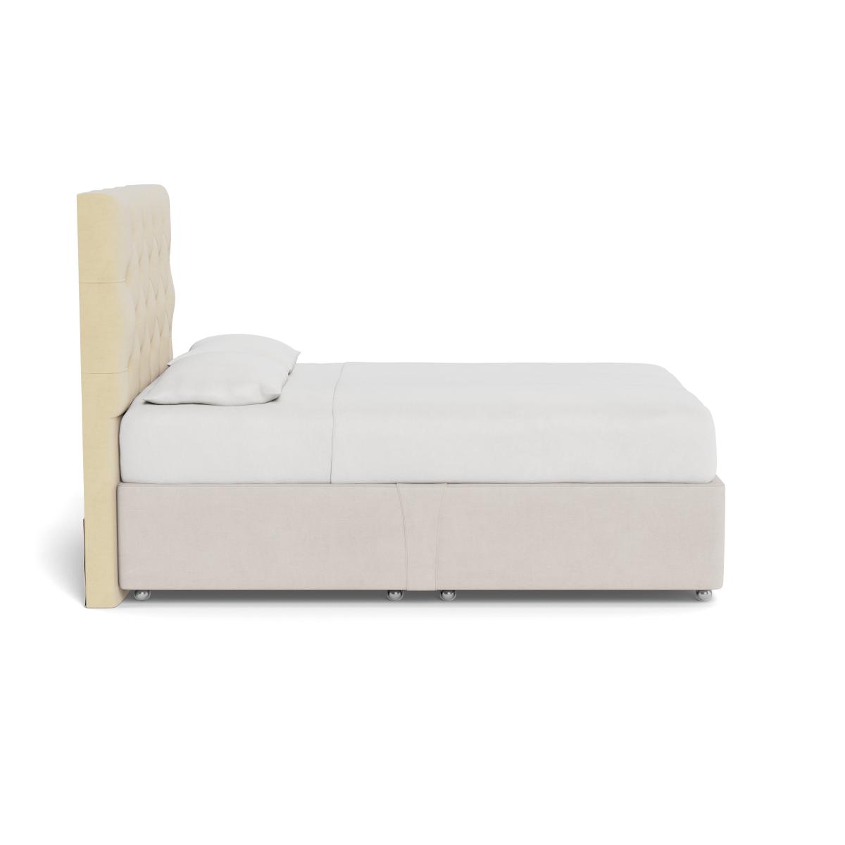 Heal's Balmoral Headboard Super King Smart Luxe Velvet Biscuit - Heal's UK Furniture – image 3