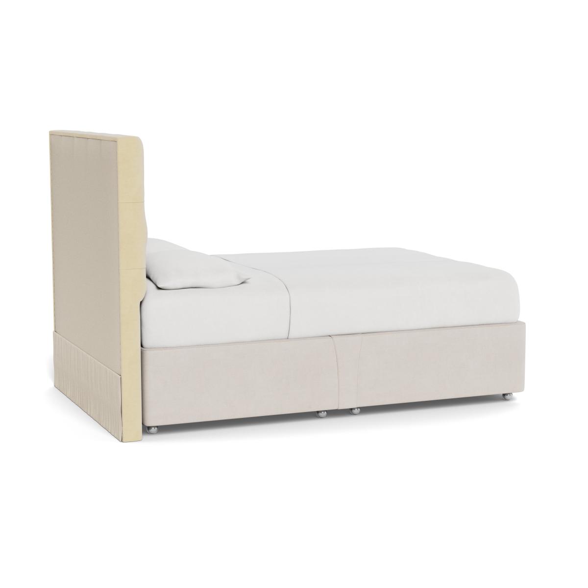 Heal's Balmoral Headboard Super King Smart Luxe Velvet Biscuit - Heal's UK Furniture – image 4