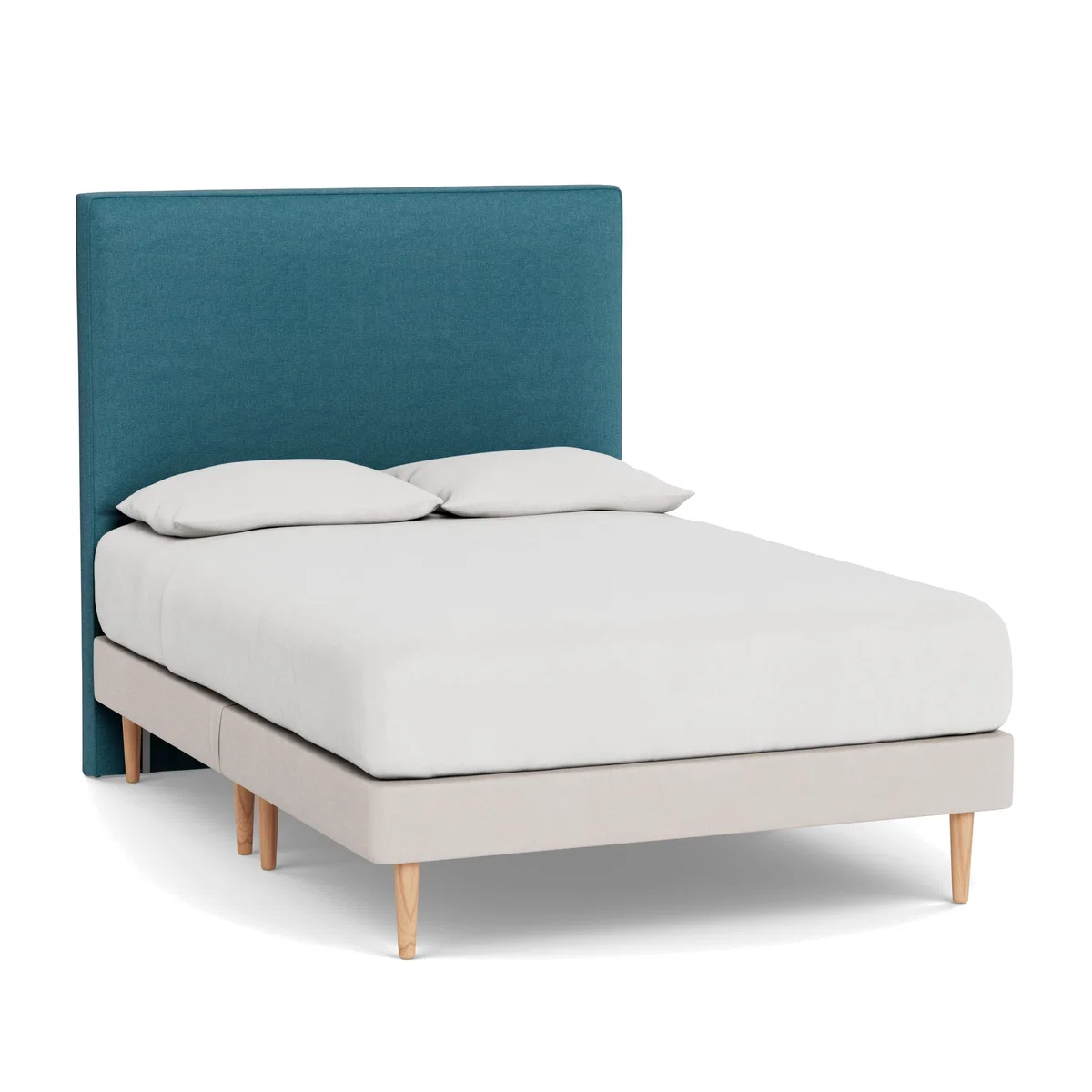 Heal's Newman Headboard Super King Brushed Cotton Cadet - Heal's UK Furniture – image 1