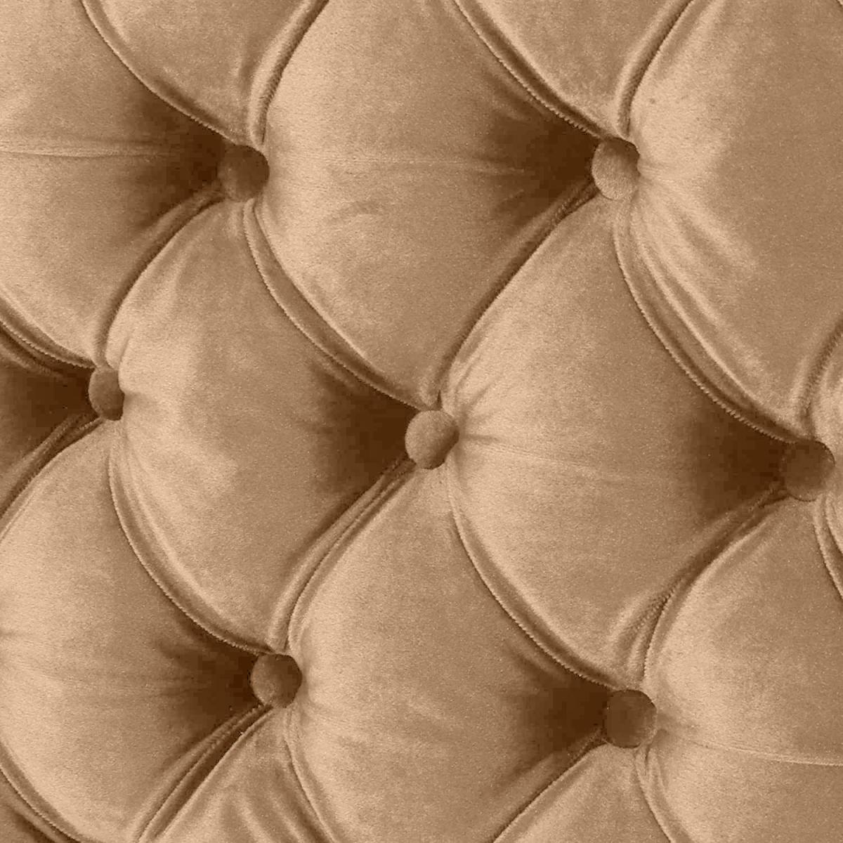 Elba Plush 26 inch Strutted Headboard - Mink / Superking – image 3