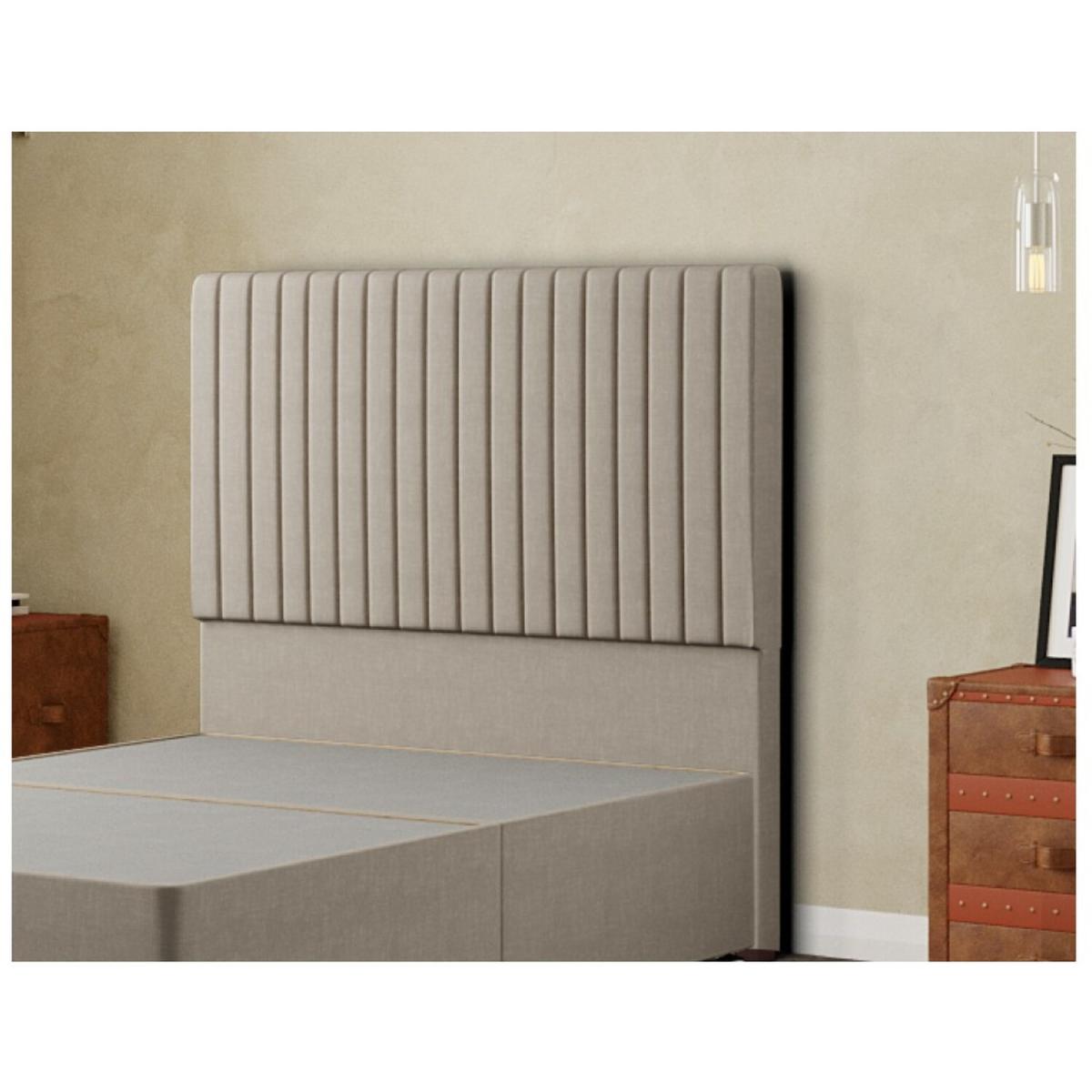 Maryland Headboard Floor Standing Malham Weave - Cream / Superking – image 3