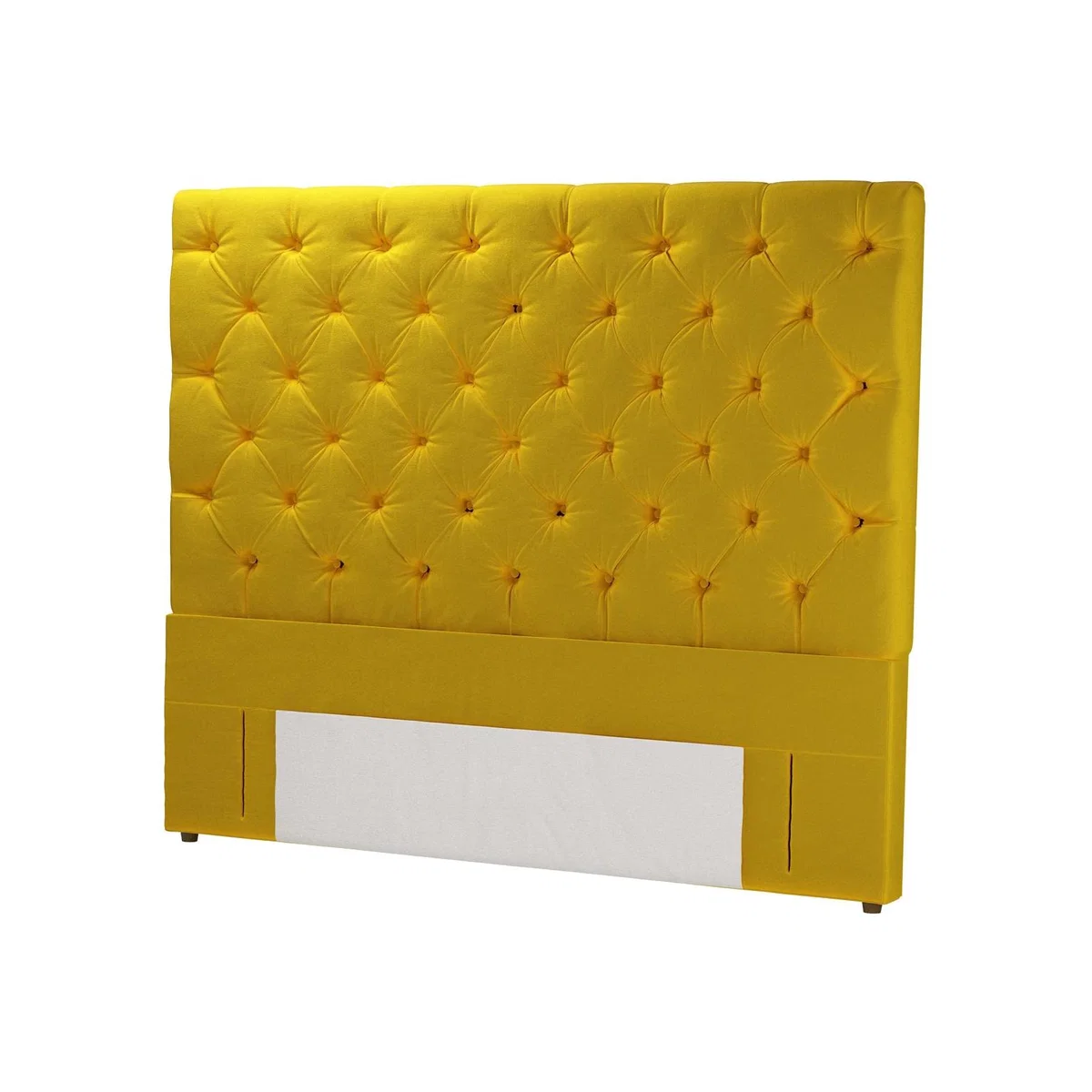 Standalone Rosalie 150cm Super King Headboard in Canary Cotton Matt Velvet - sofa.com – image 1
