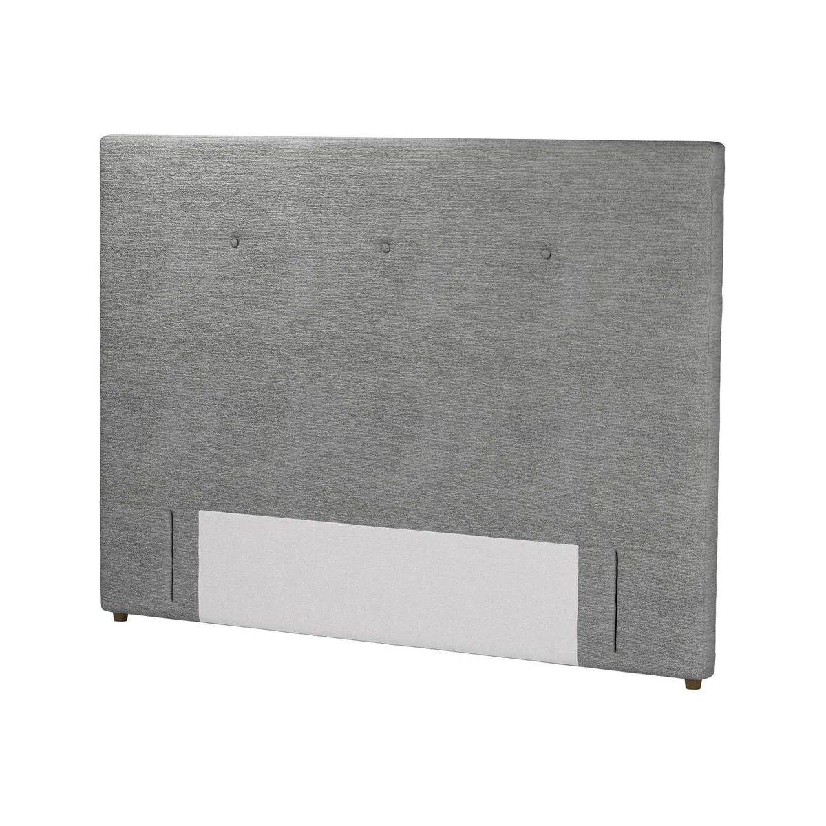 Standalone Avery 130cm Super King Headboard in Gull Slubby Cotton - sofa.com – image 1