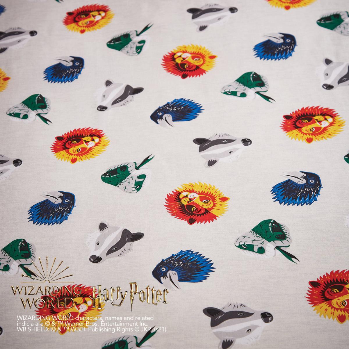 Harry Potter Single Fitted Sheet MultiColoured – image 2
