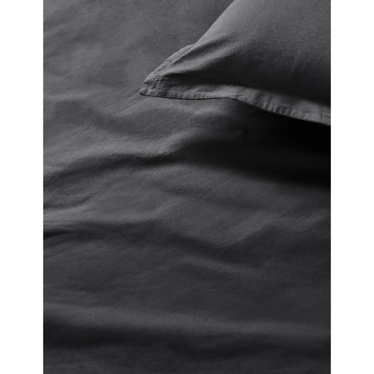 M&S X Fired Earth Washed Cotton Deep Fitted Sheet - SGL - Garden Folly, Garden Folly,Apres Ski,Hoppers Hat,Storm,Pompeiian Red,Dover Cliffs,Charcoal,Weald Green,Malm,Under The Waves – image 3