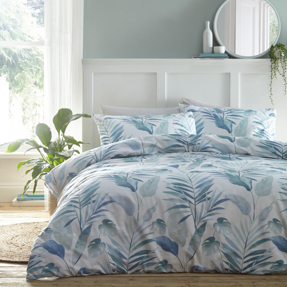 Soraya Duvet Set - Blue / Single – image 1