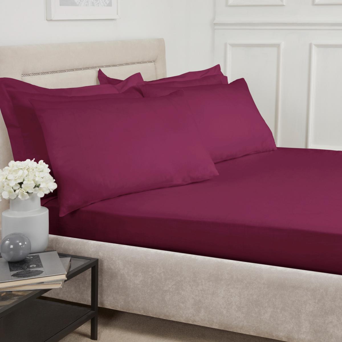Polycotton Fitted Sheet - Blush / Single – image 5