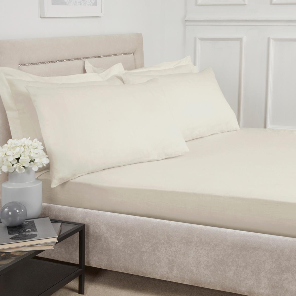 Polycotton Fitted Sheet - Blush / Single – image 9