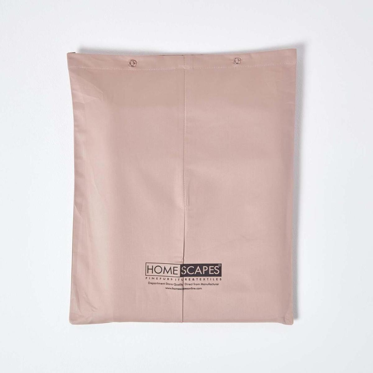 1000 Thread Count Egyptian Cotton Fitted Sheet - Moonlight Beige / Single – image 4