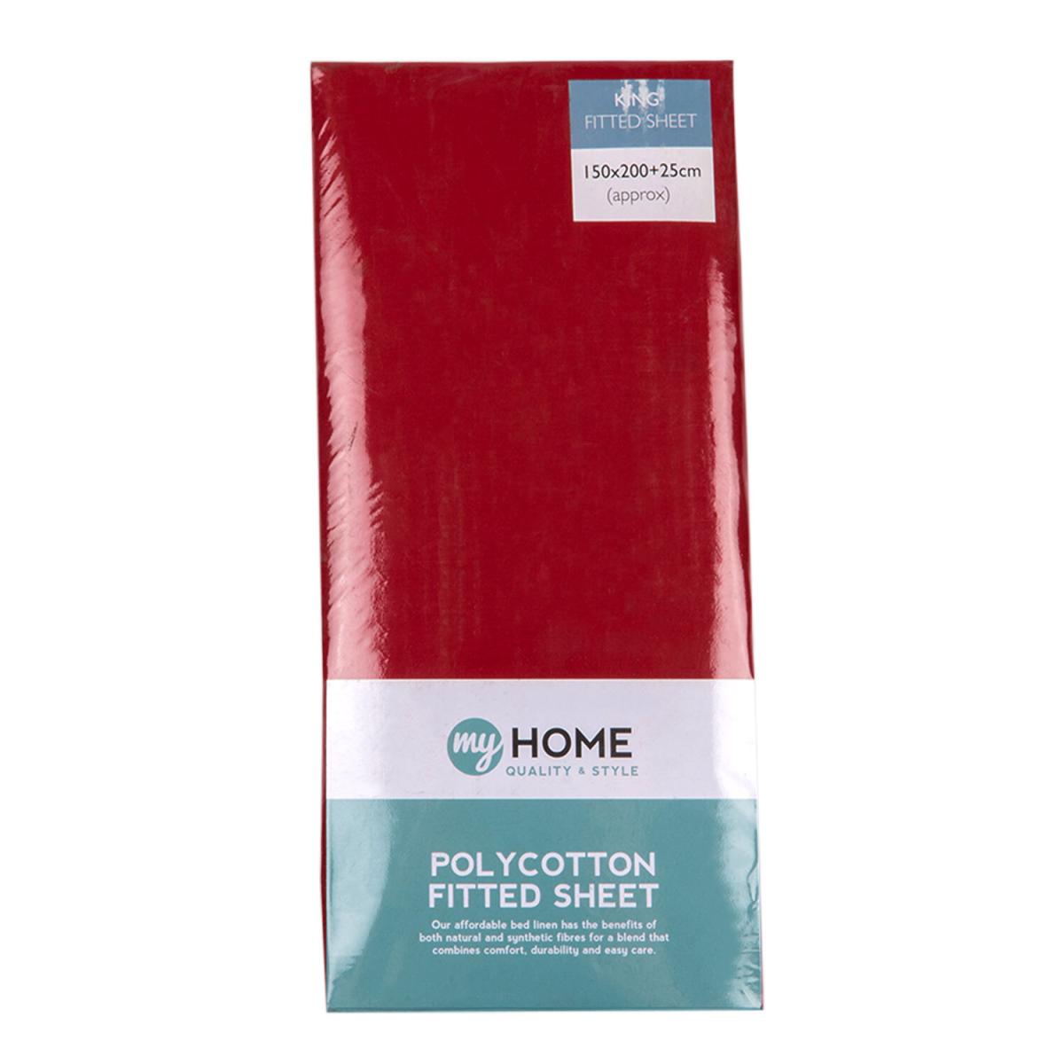 Fitted Sheet - Aubergine / Single – image 3