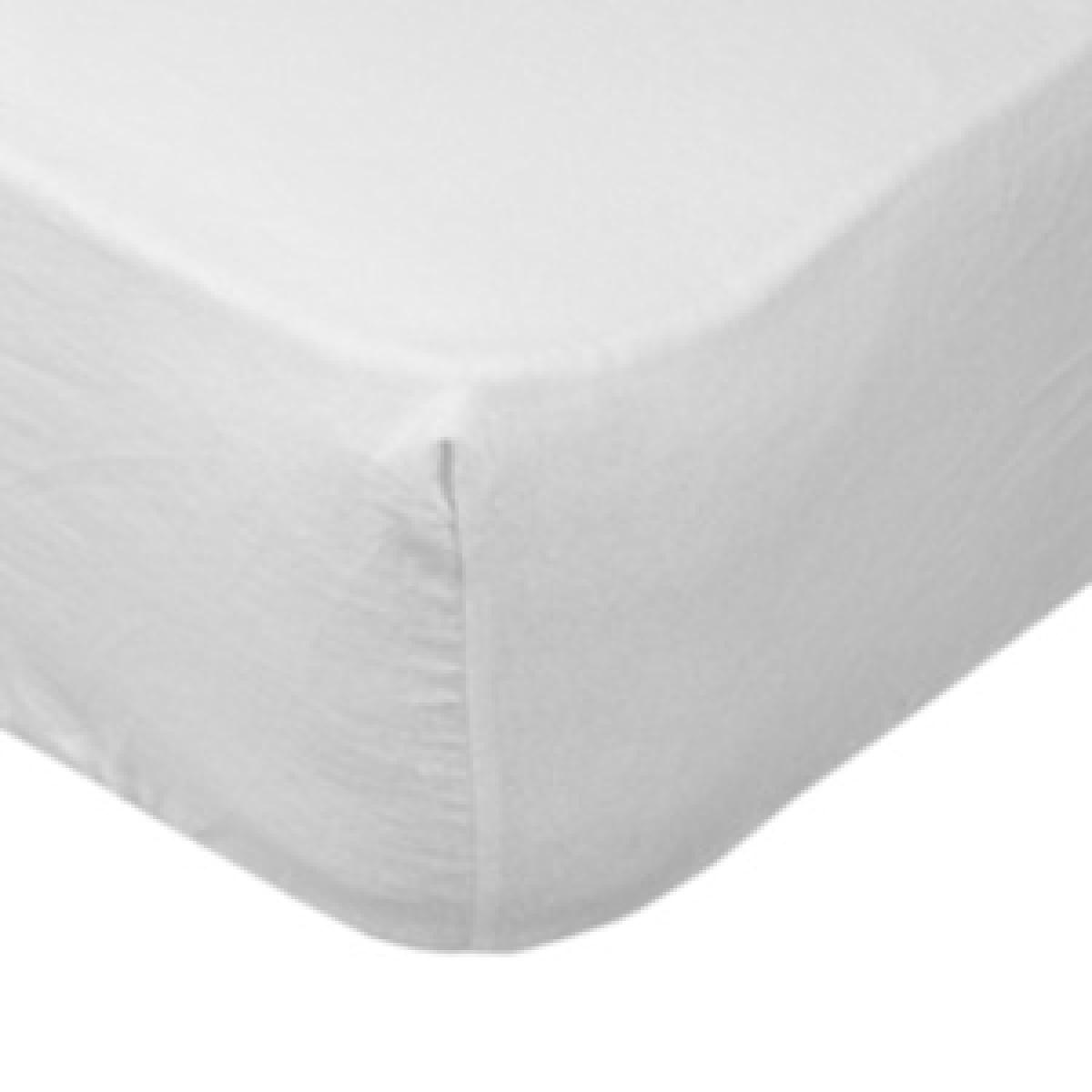 Flannelette Fitted Sheet - Blue / Single – image 2