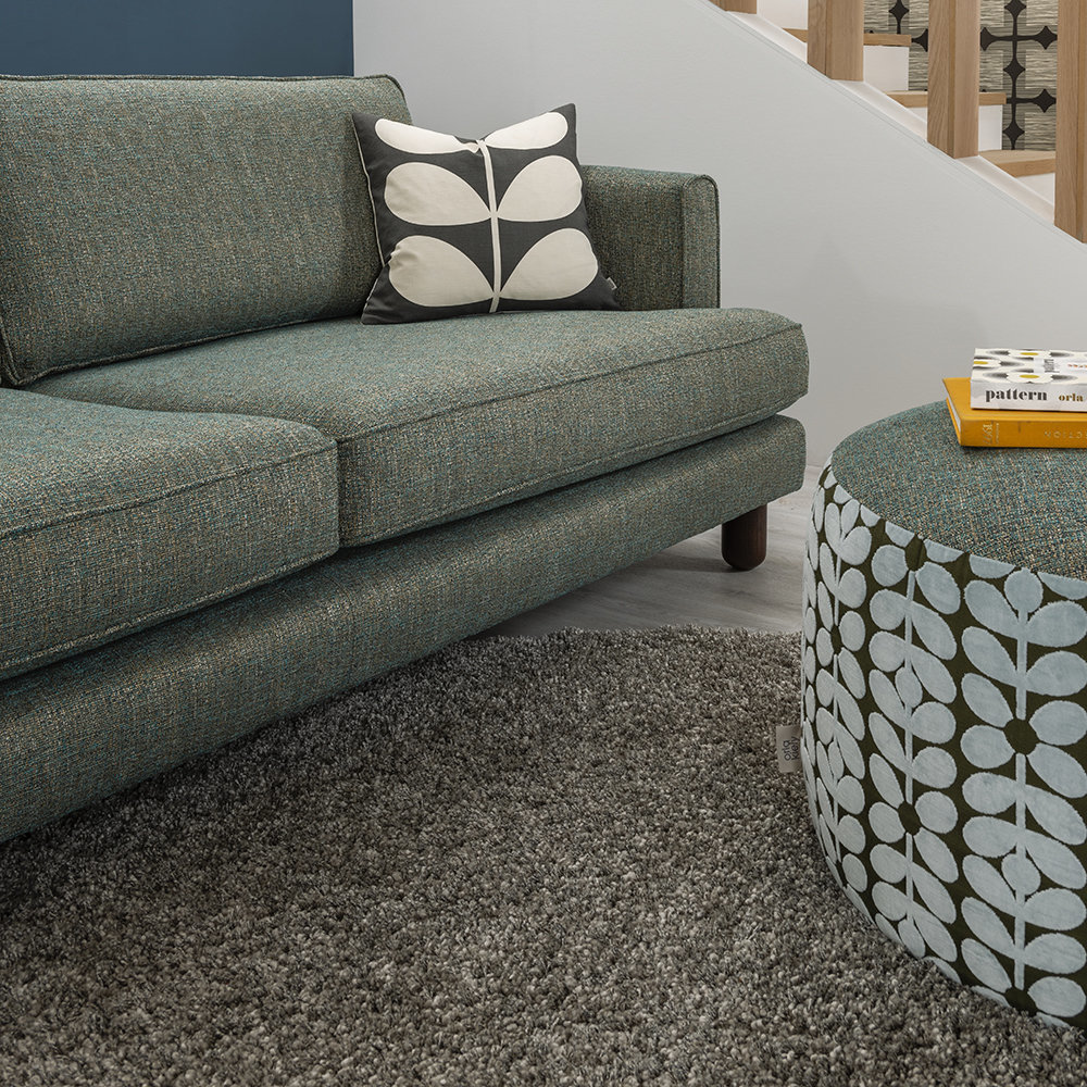 Orla Kiely - Willow Three Seater Sofa - Shannon Teal – image 7