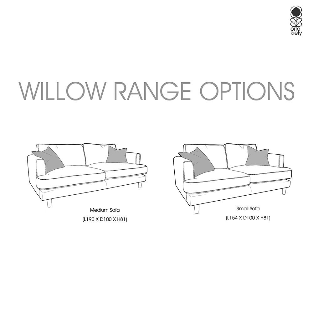 Orla Kiely - Willow Three Seater Sofa - Shannon Teal – image 8