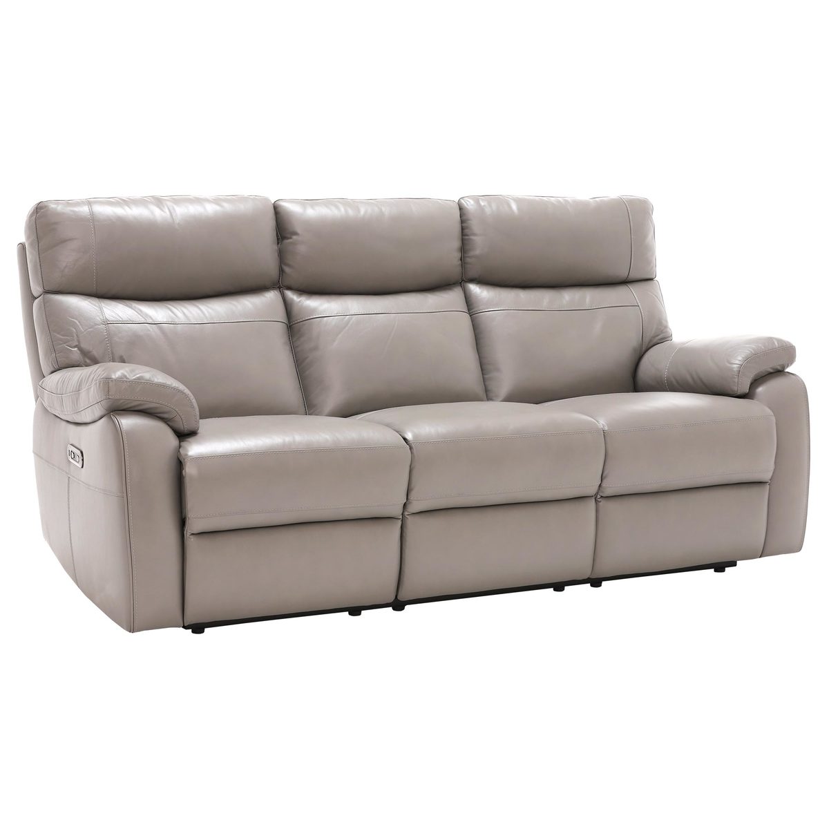 Wallis 3 Seater 3 Cushion Recliner Sofa, M2077 Classic Grey – image 3