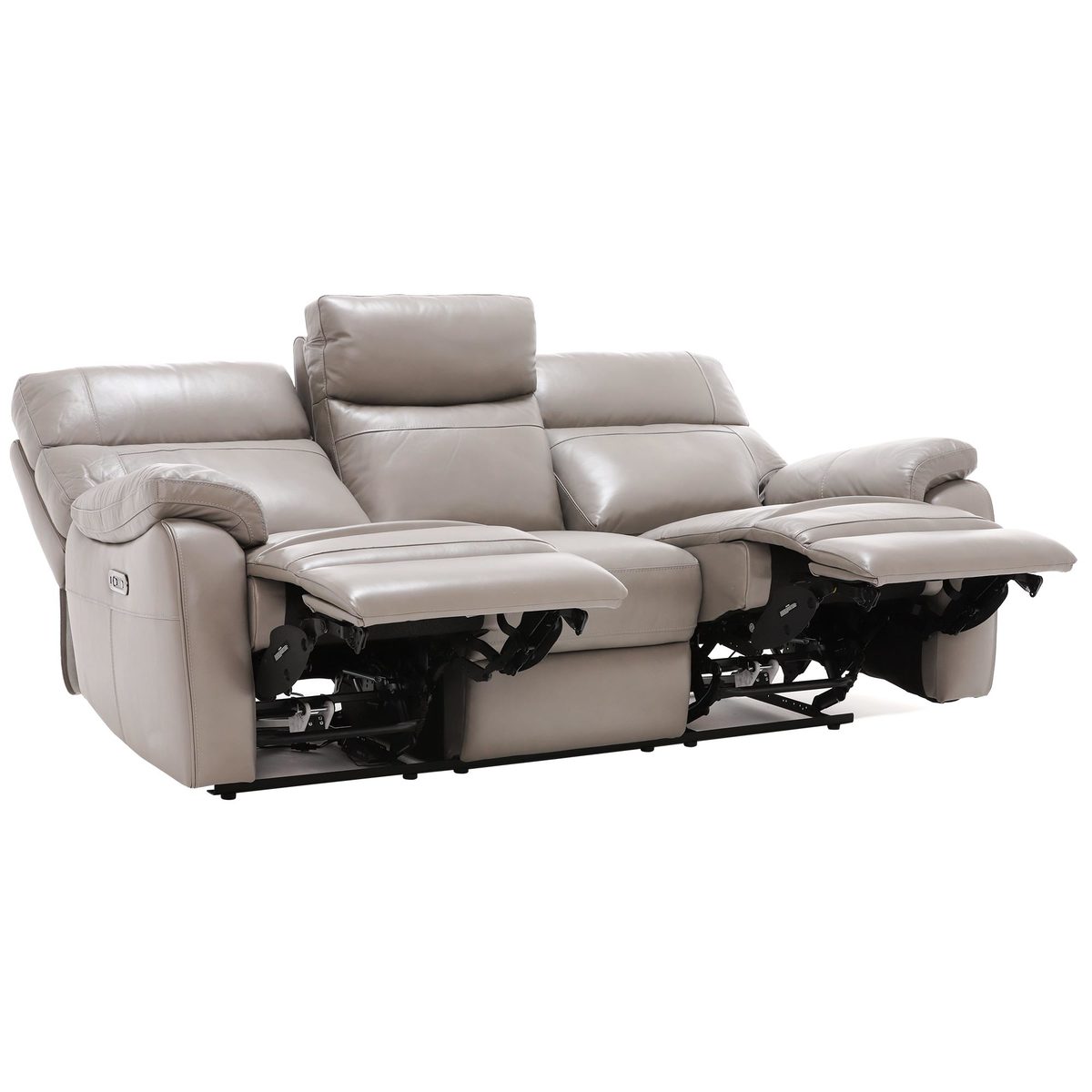 Wallis 3 Seater 3 Cushion Recliner Sofa, M2077 Classic Grey – image 6