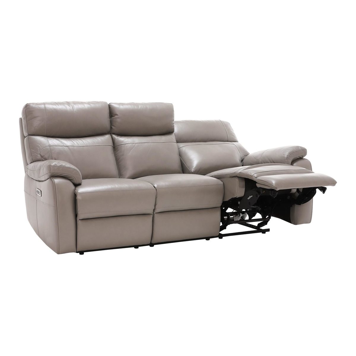 Wallis 3 Seater 3 Cushion Recliner Sofa, M2077 Classic Grey – image 2