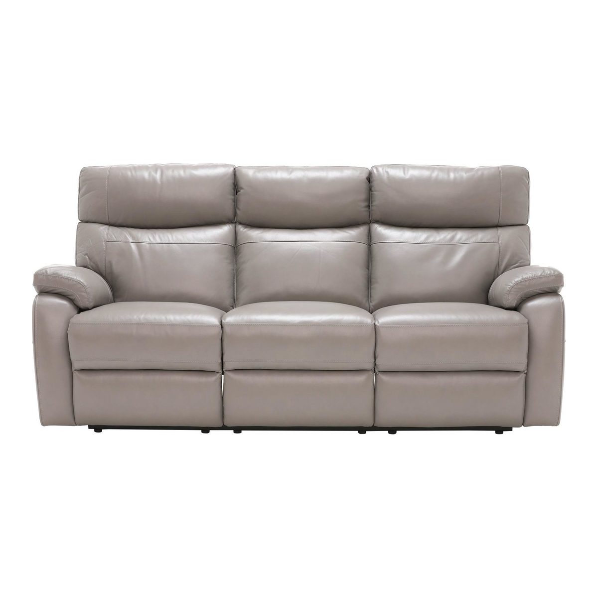 Wallis 3 Seater 3 Cushion Recliner Sofa, M2077 Classic Grey – image 1