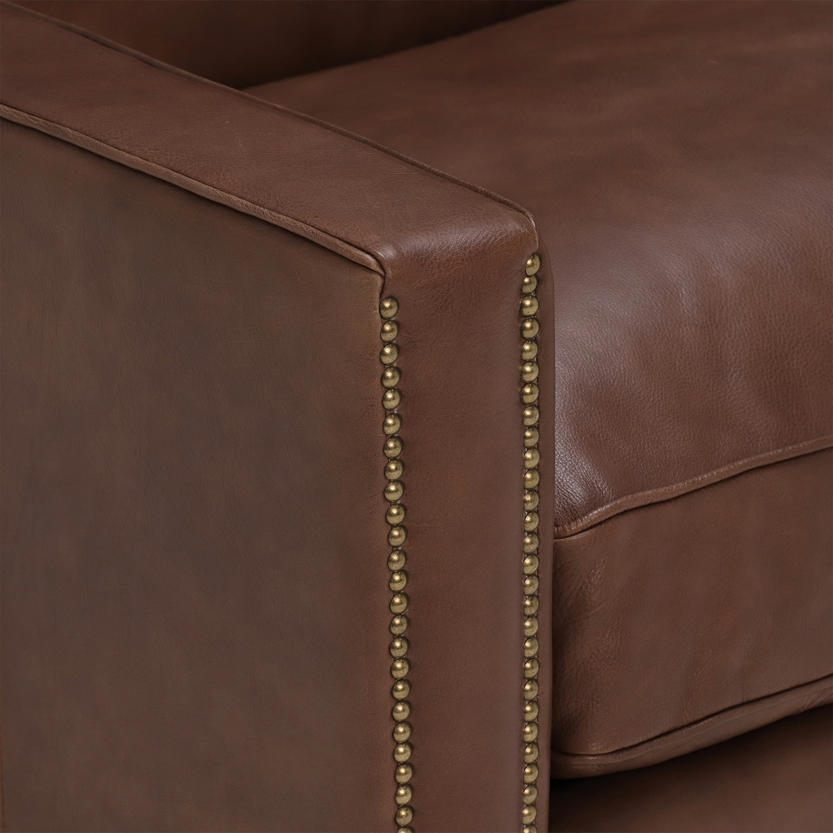 Timothy Oulton Viscount William 3 Seater Leather Sofa, Savage – image 4