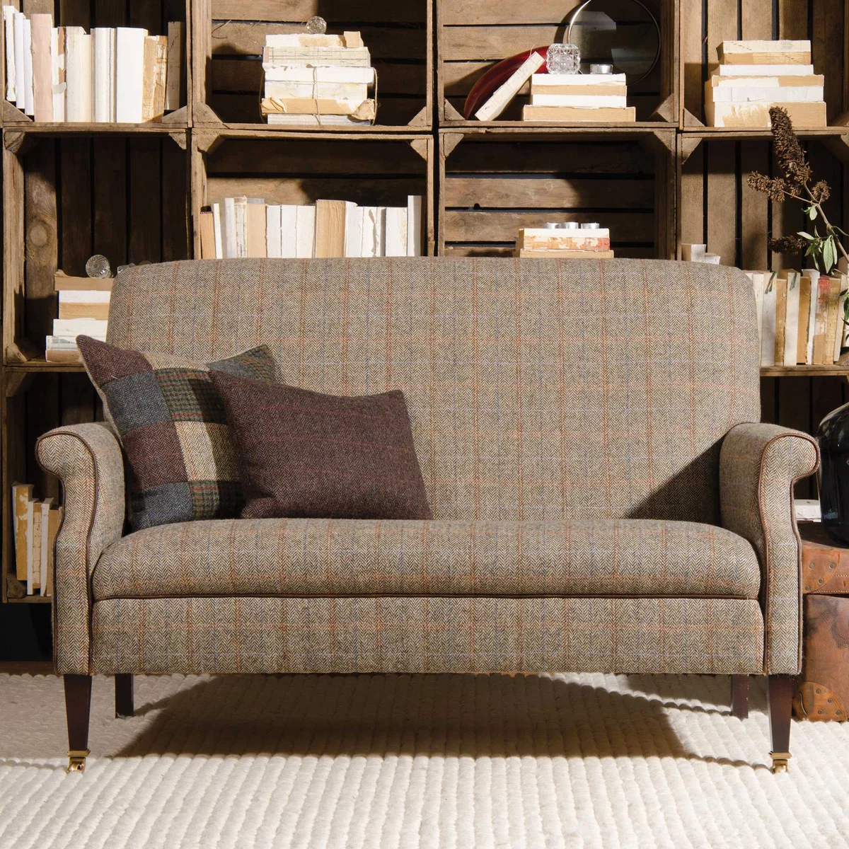 Harris Tweed Bowmore Highback Compact Sofa – image 2