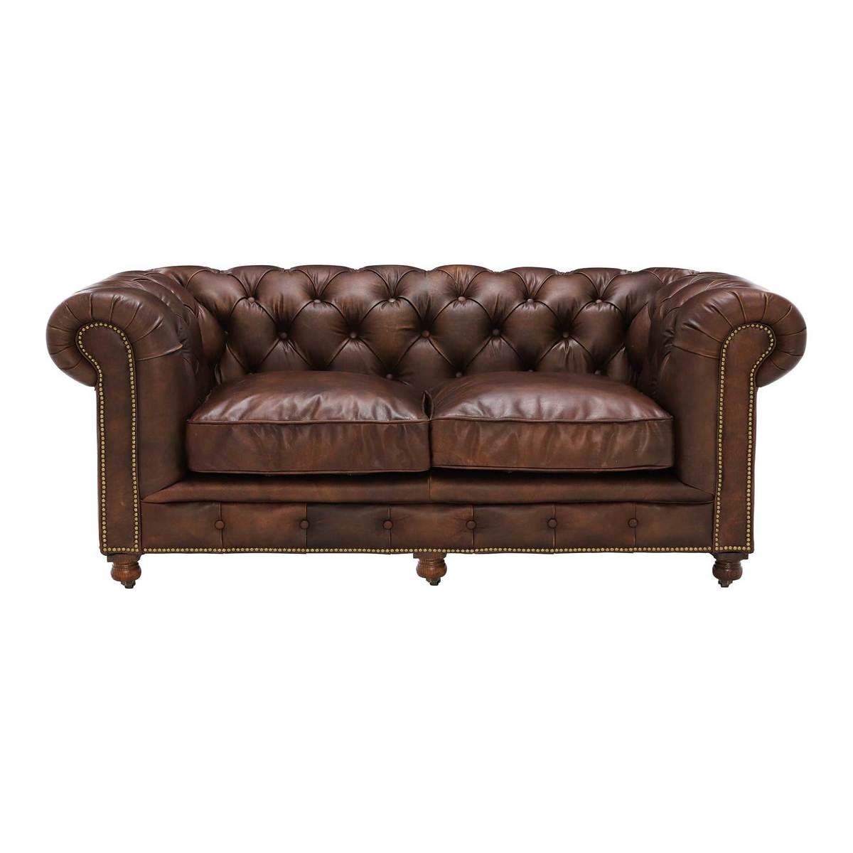 Asquith Leather 2.5 Seater Chesterfield Sofa – image 2