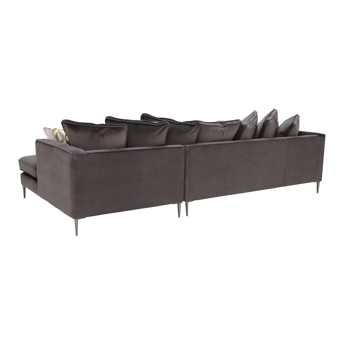 Conza Large Right Hand Facing Pillow Back Chaise Sofa – image 2