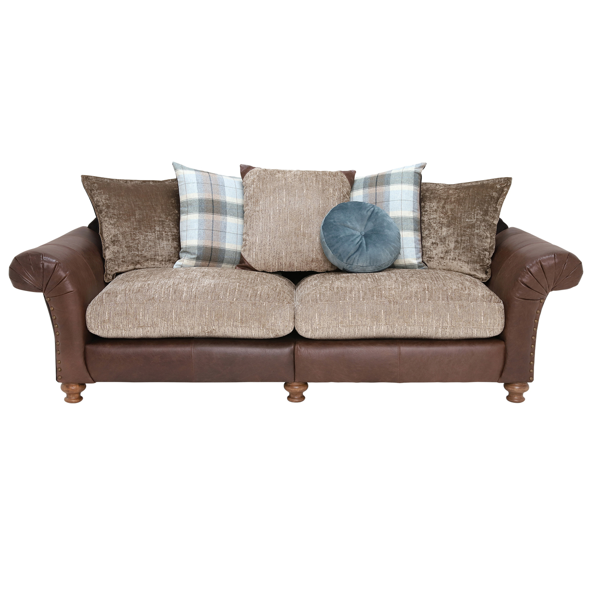 Beaumont Pillow Back 4 Seater Split Frame Sofa – image 3