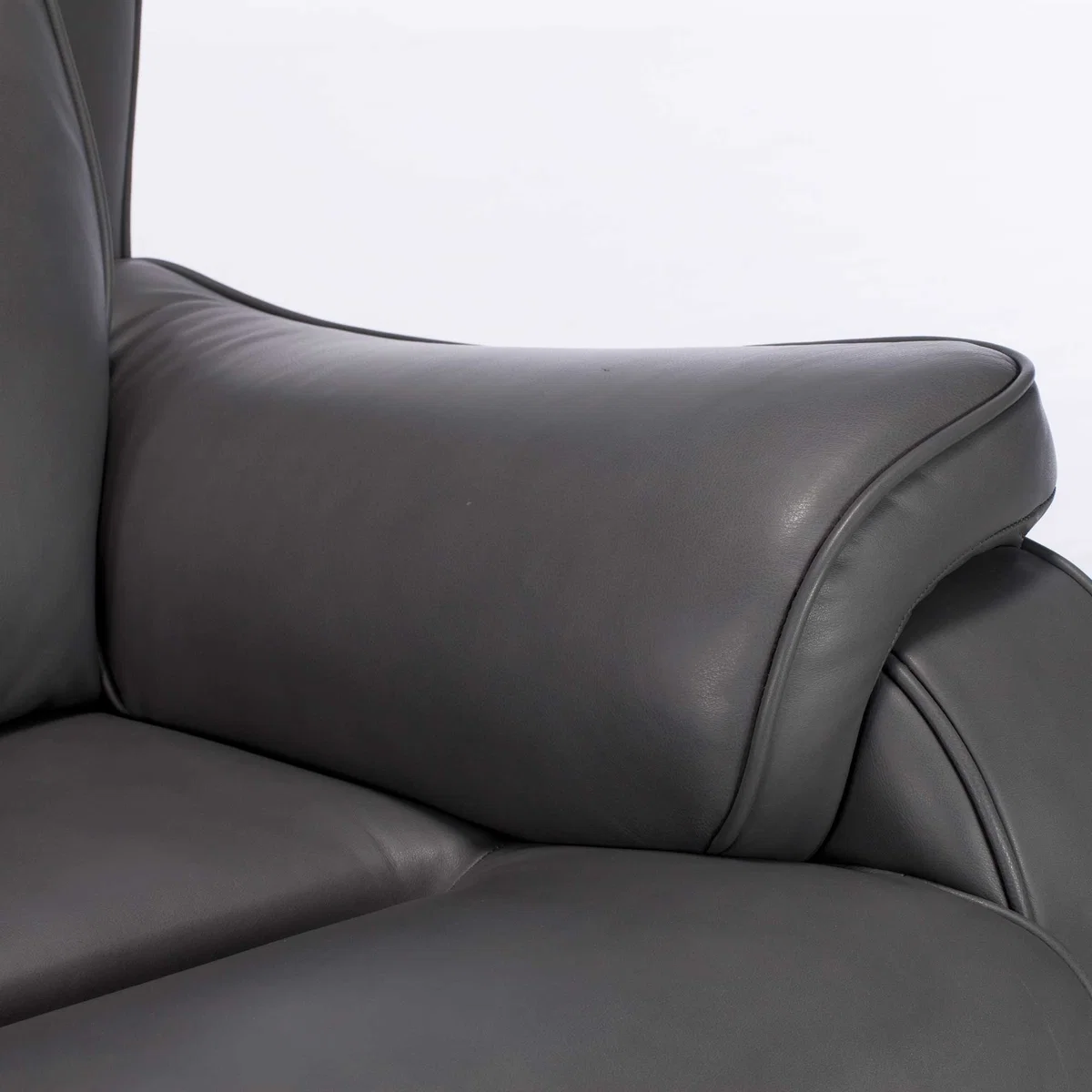 Parker Knoll Boston 2 Seater Leather Sofa, Slate – image 5