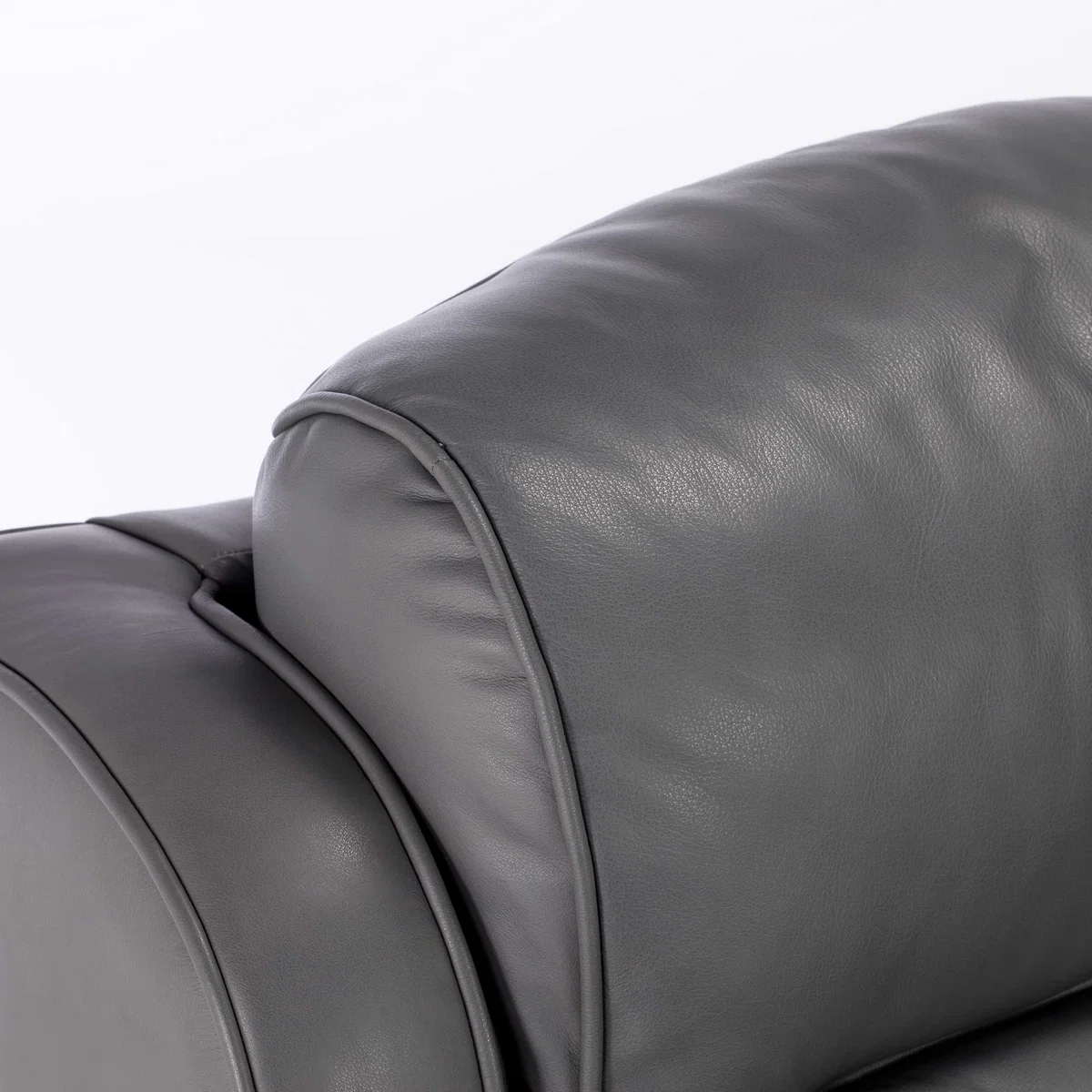 Parker Knoll Boston 2 Seater Leather Sofa, Slate – image 6