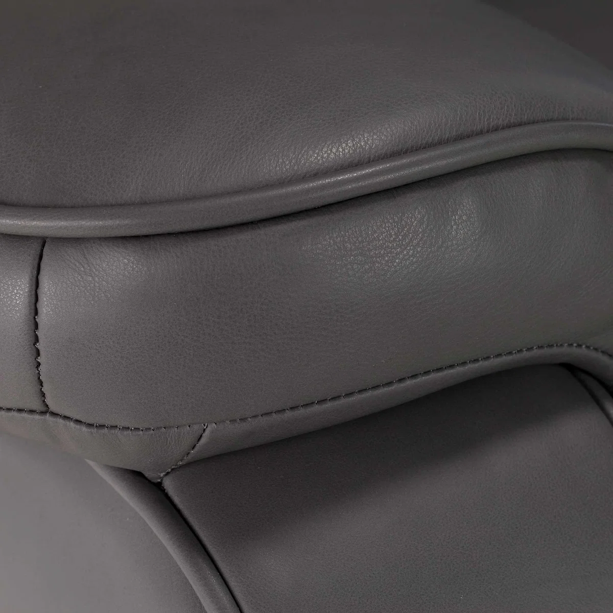 Parker Knoll Boston 2 Seater Leather Sofa, Slate – image 7