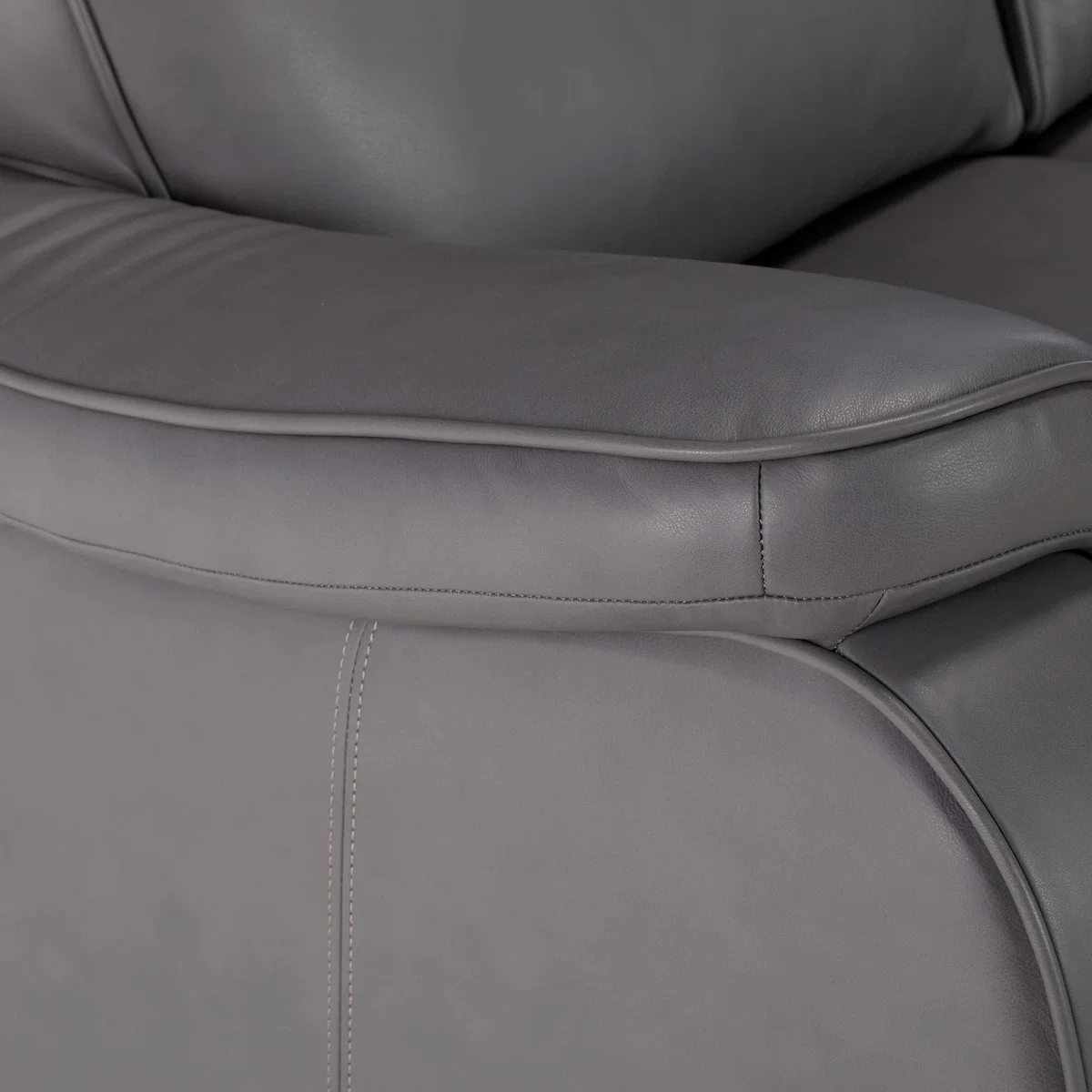 Parker Knoll Boston 2 Seater Leather Sofa, Slate – image 8