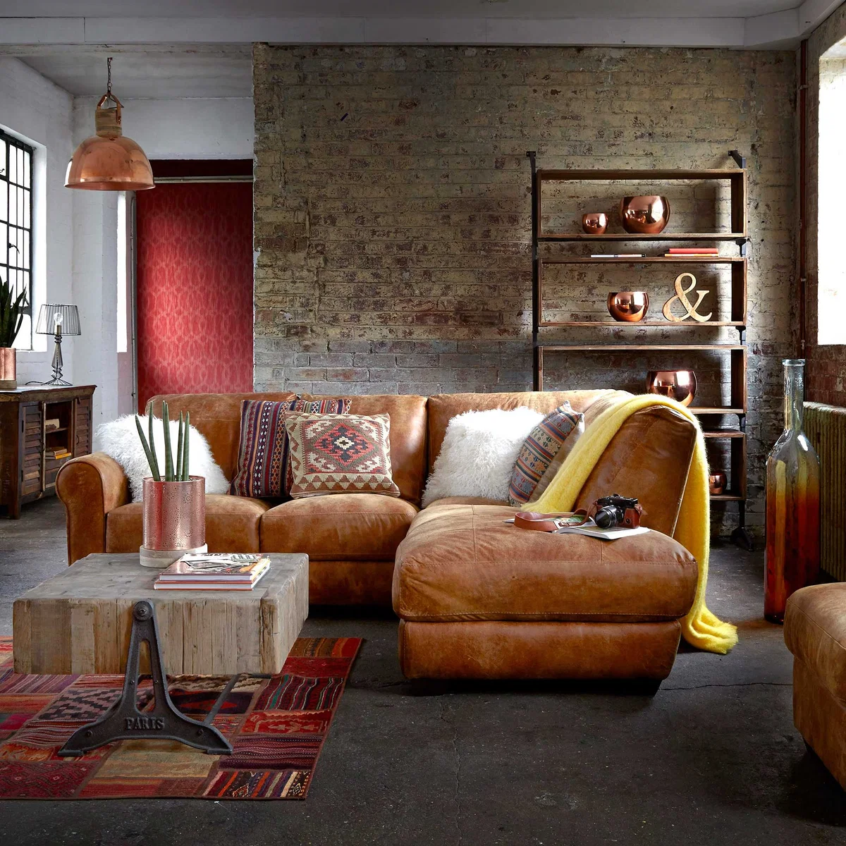Houston Leather 3 Seater Sofa – image 2
