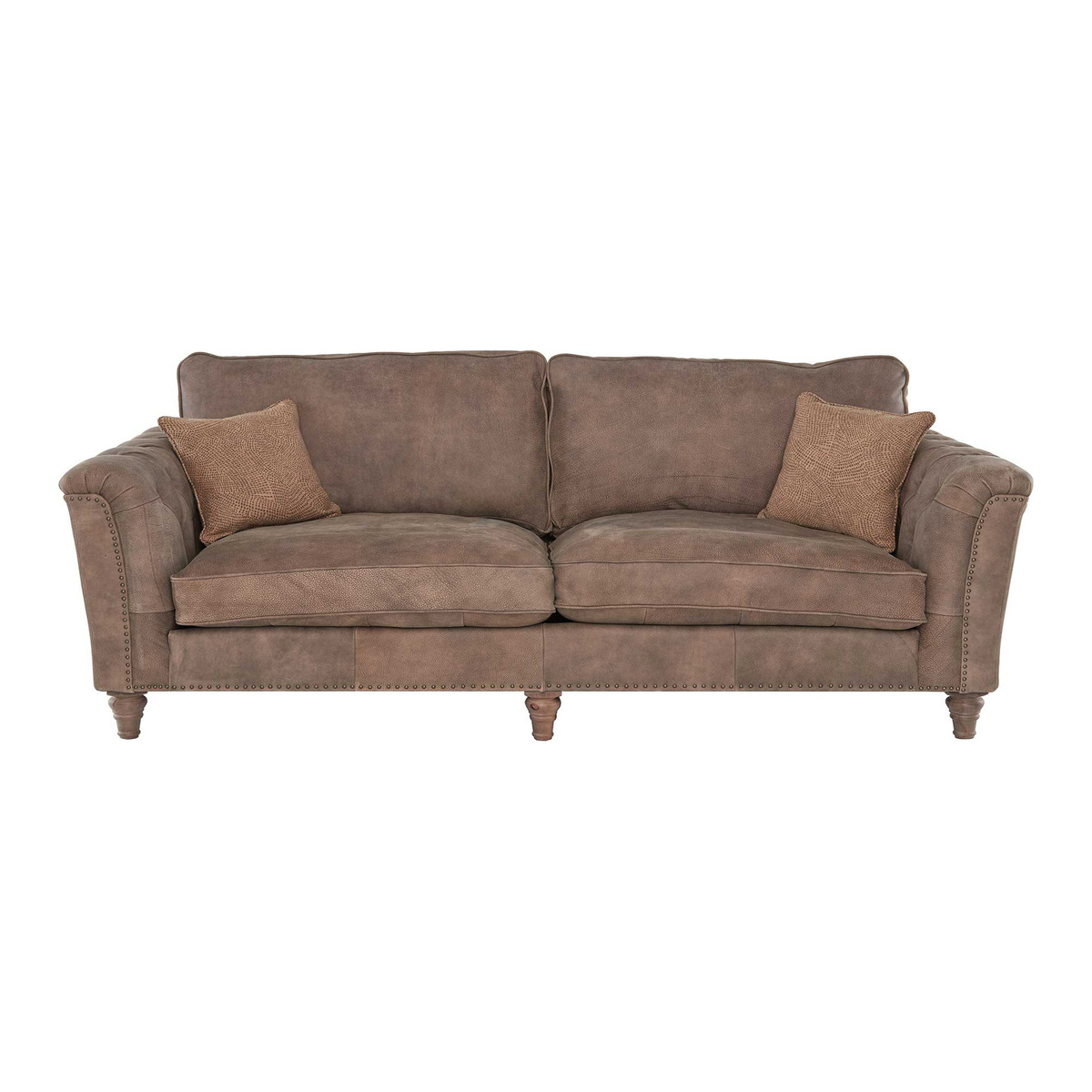 Darwin Grand Split Frame Leather Sofa – image 1