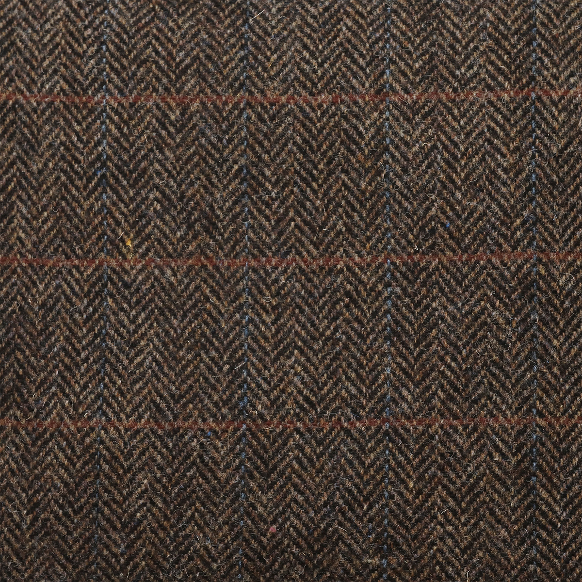 Harris Tweed Leather Dalmore Midi Sofa, Bracken Herringbone – image 8