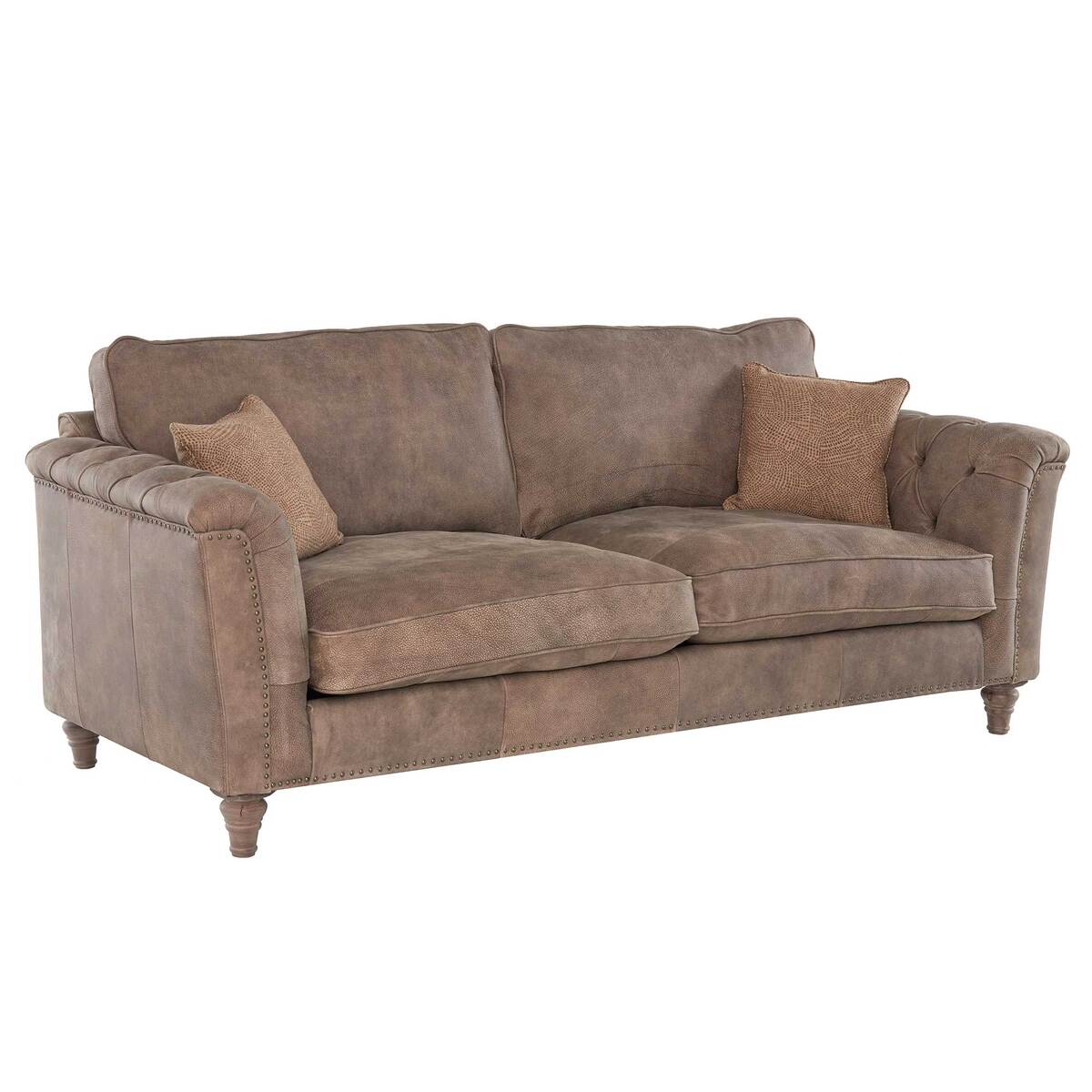Darwin Large Leather Sofa – image 2