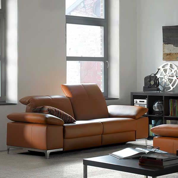 Auden Basic 220cm Sofa, Montana Cognac – image 4