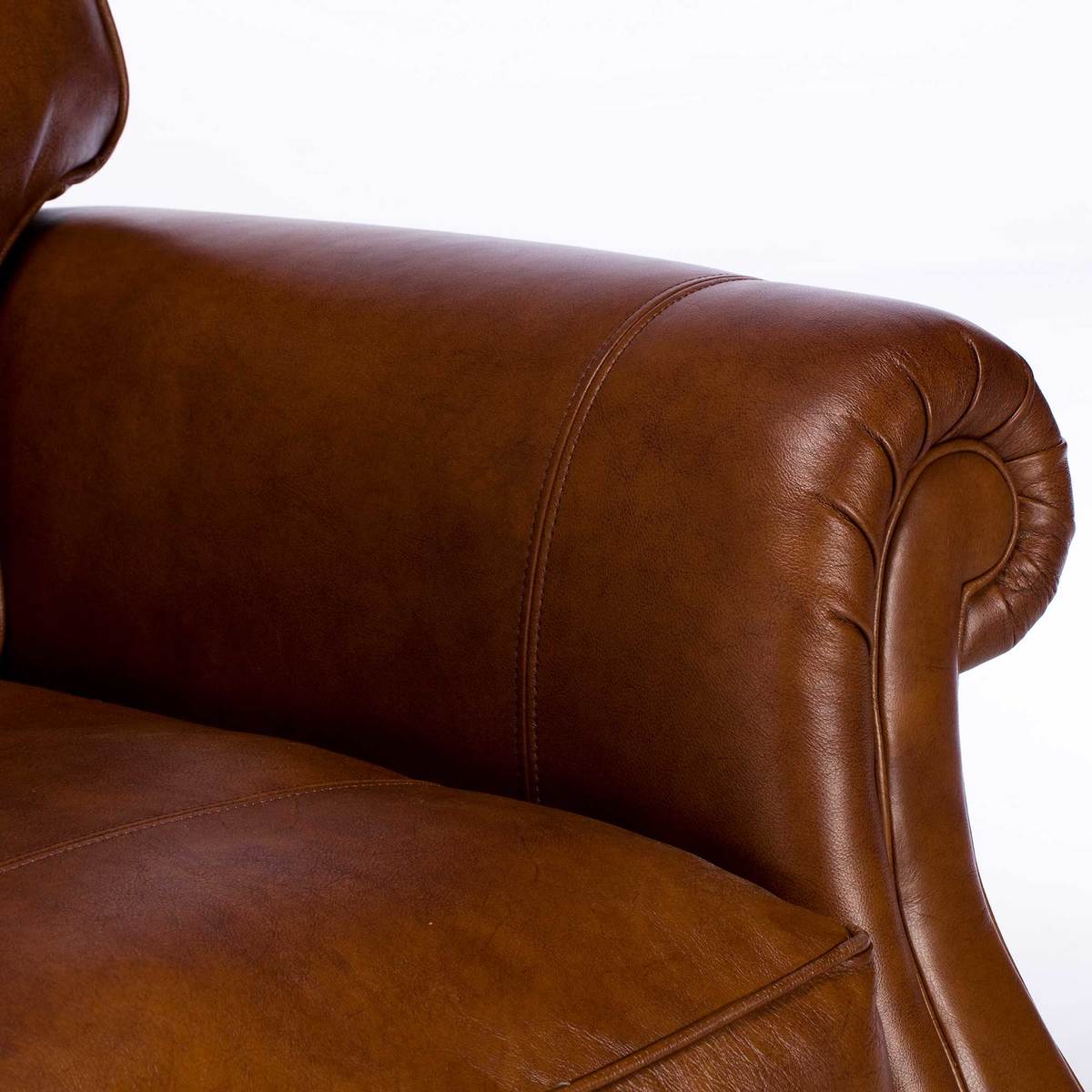 Parker Knoll Meredith Leather 2 Seater Sofa, London Saddle – image 6