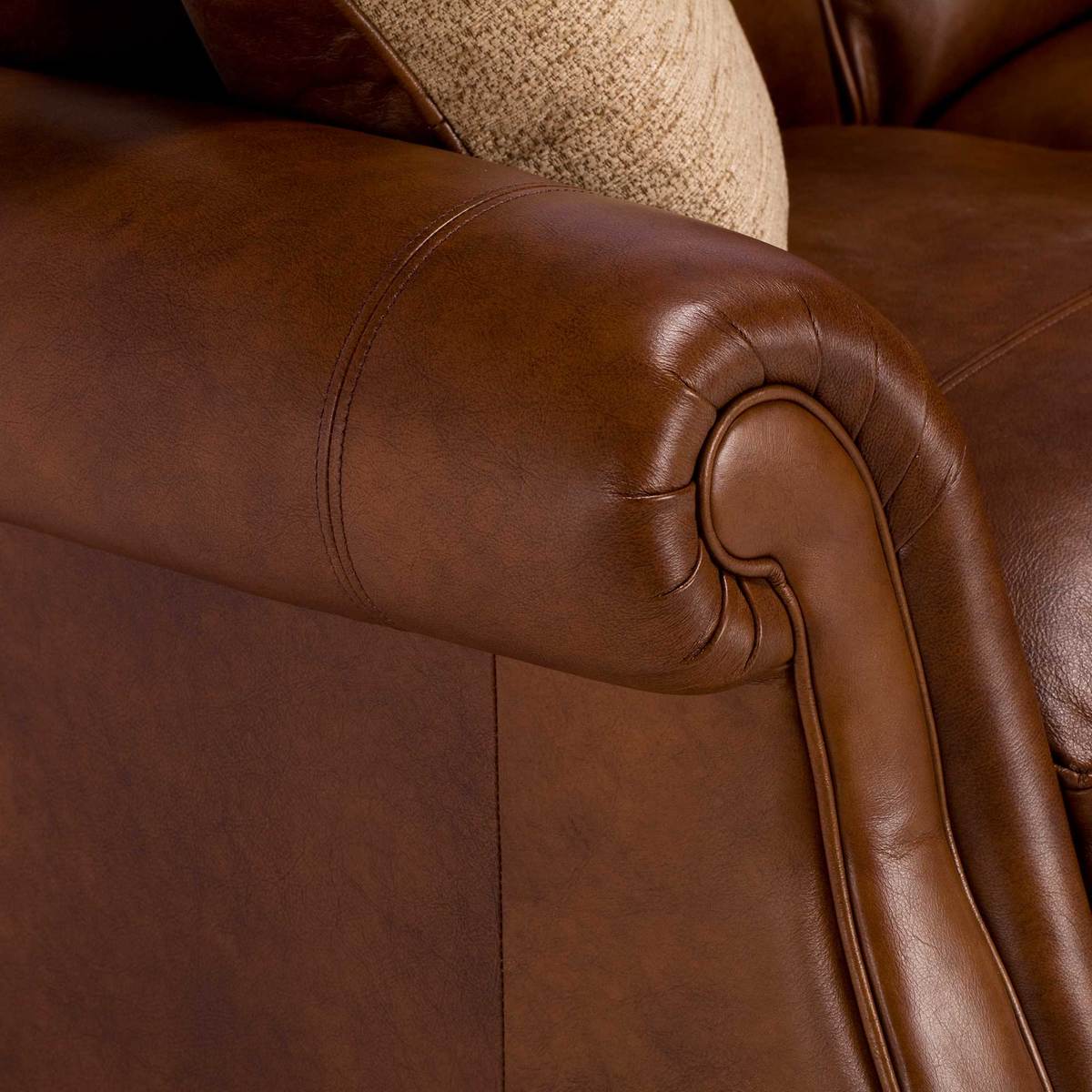 Parker Knoll Meredith Leather 2 Seater Sofa, London Saddle – image 7