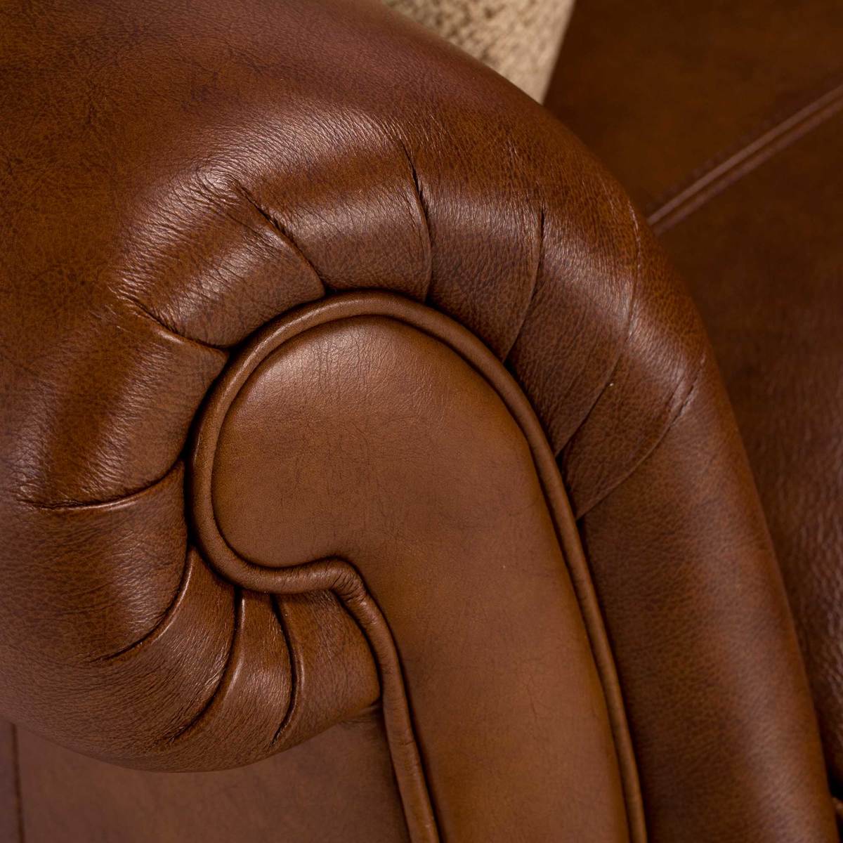 Parker Knoll Meredith Leather 2 Seater Sofa, London Saddle – image 8