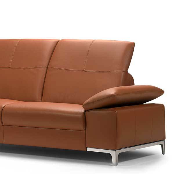 Auden Left Hand Facing Chaise Recliner Sofa, Montana Cognac – image 6
