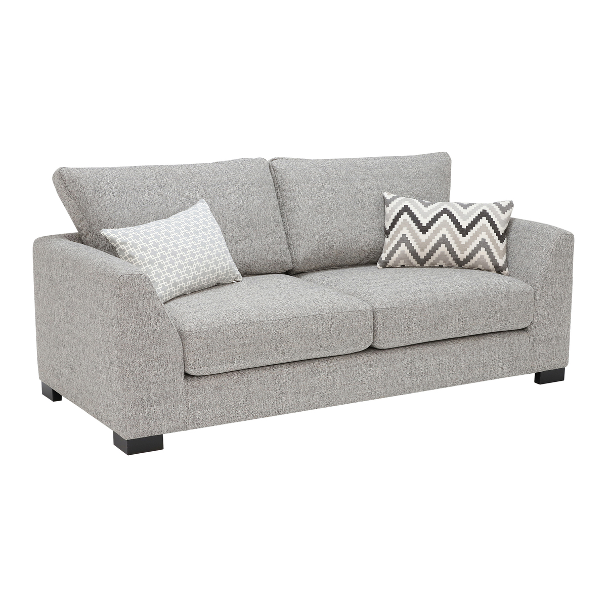 Stamford 3 Seater Fabric Sofa, Vegas Zinc – image 1