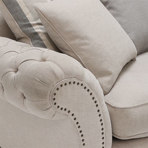 Craven Extra Large Sofa With Studs – image 4