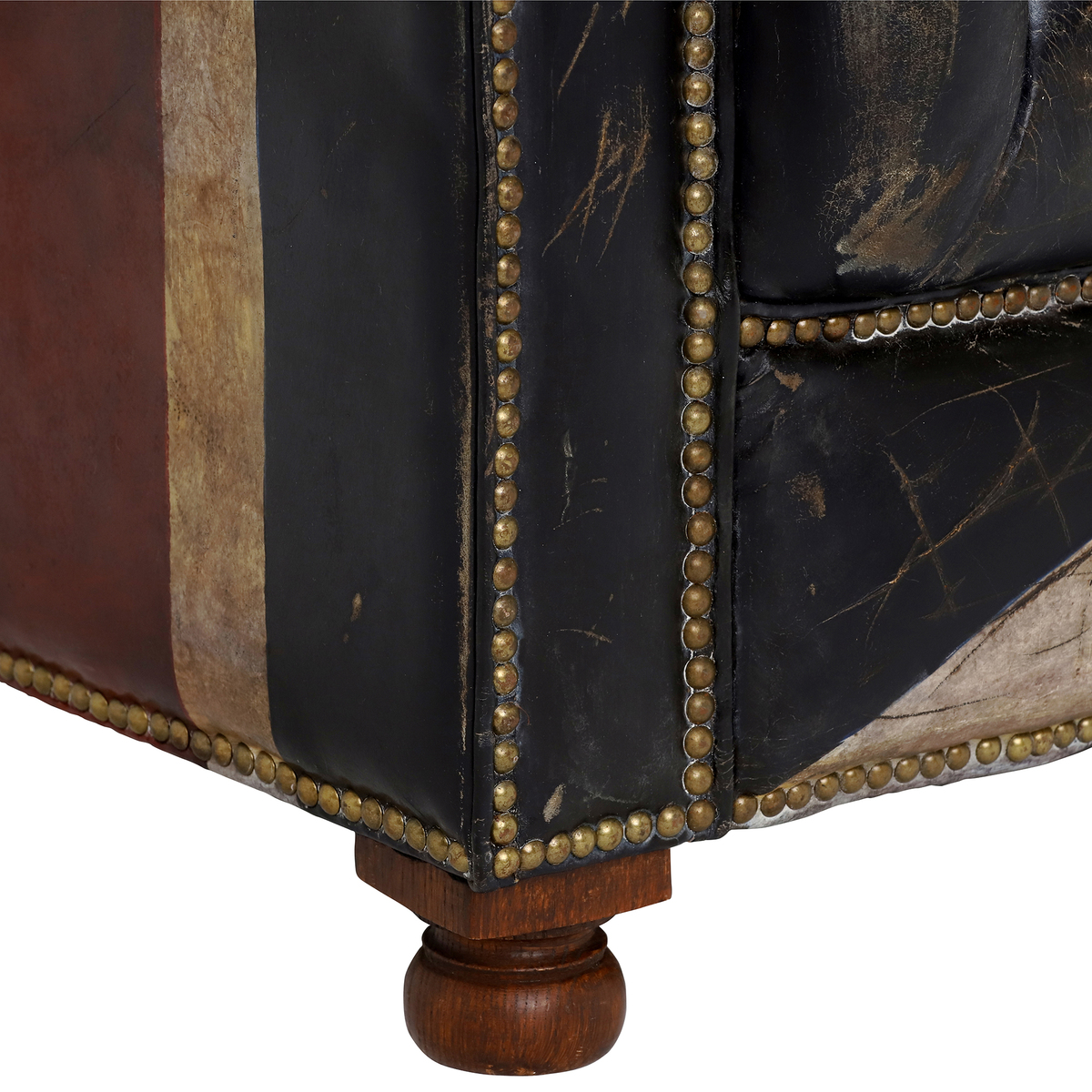 Timothy Oulton Westminster Button 3 Seater Chesterfield Sofa, Jackdn Broken – image 6