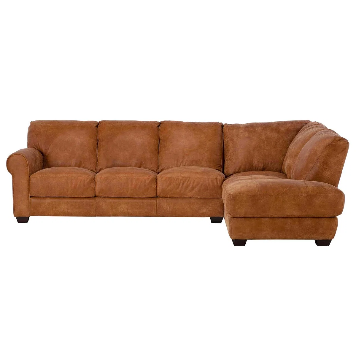New Houston Large Right Hand Facing Leather Chaise Sofa – image 2