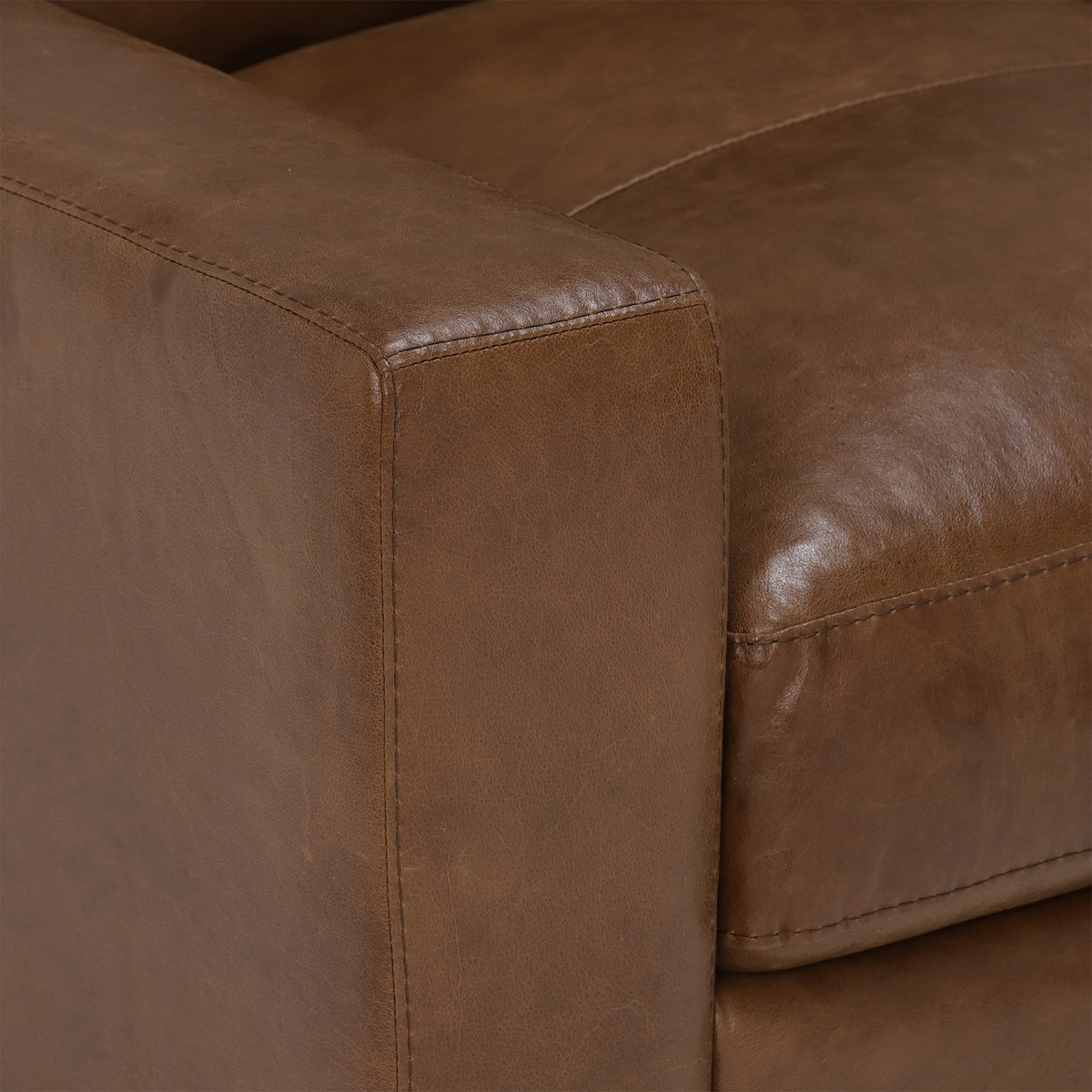 Giovanna Leather Square Corner Sofa – image 5