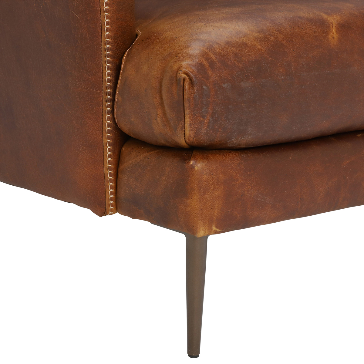 New Acacia Leather Sofa – image 5