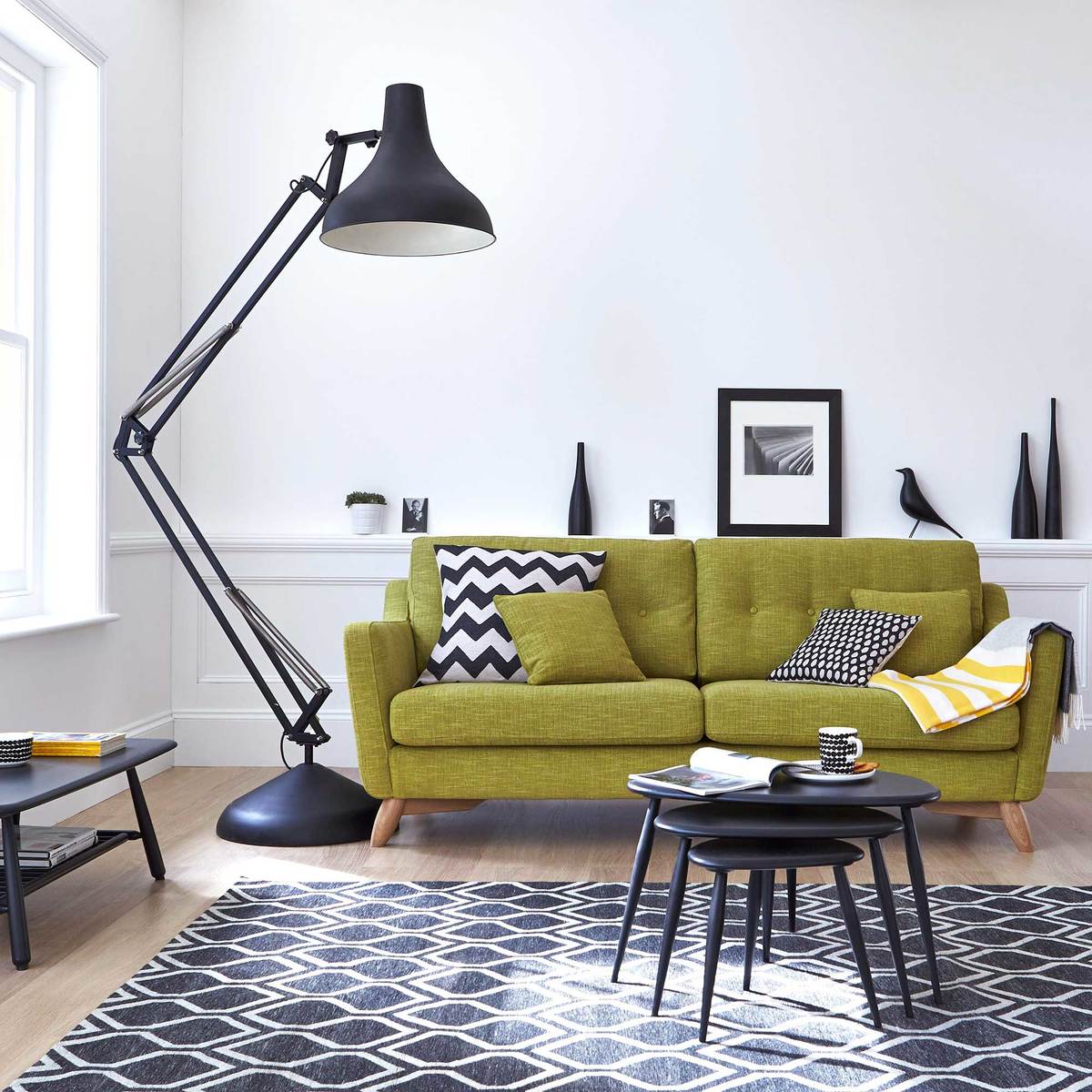 Ercol Cosenza Small Fabric Sofa, Green – image 3
